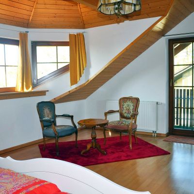 Sitzecke im Schlafzimmer